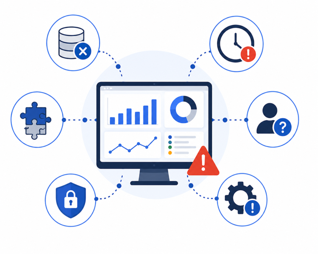 Challenges in KPI Tracking and Dashboard Management